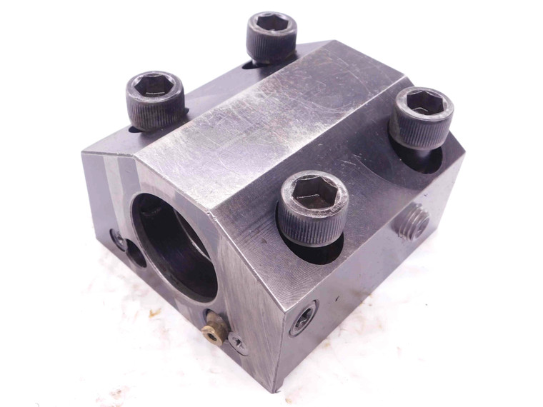 2" ID BORING BAR LATHE TURRET TOOL HOLDER BLOCK 70mm X 85mm BOLT HOLE PATTERN - EA1440BN5