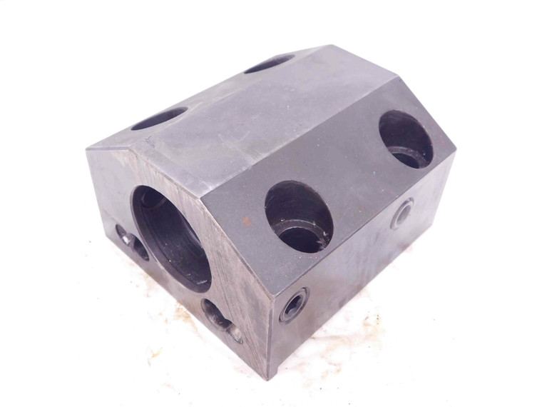 2" ID BORING BAR LATHE TURRET TOOL HOLDER BLOCK 70mm X 85mm BOLT HOLE PATTERN - EA1442BN5