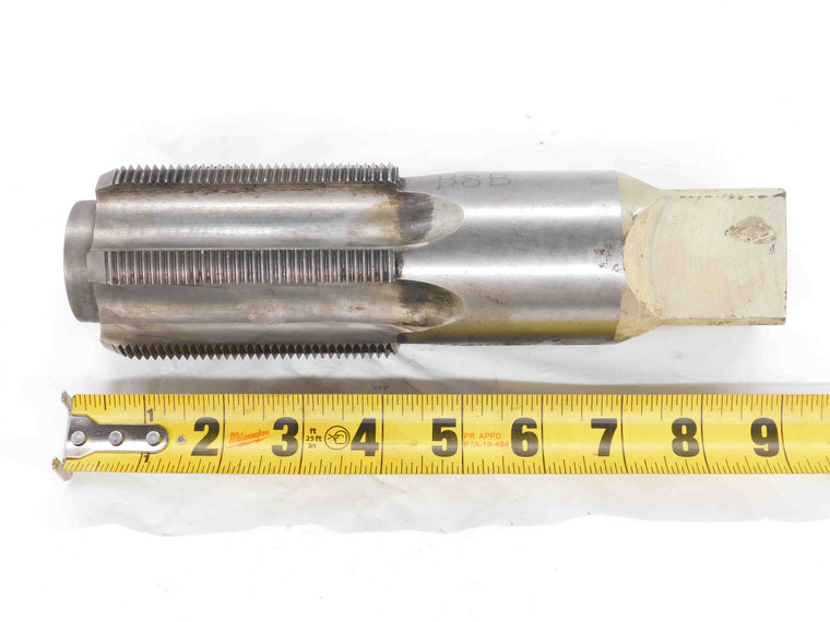 2 5/8 10 HSS BOTTOMING TAP 6 STRAIGHT FLUTE 2.625 CNC MILLING THREADING - DM1840BU5