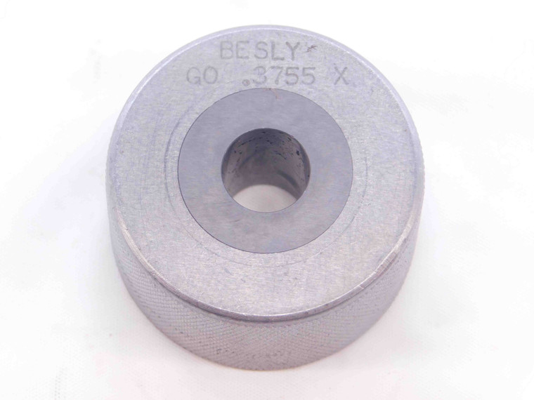 .3755 CL X CARBIDE MASTER PLAIN BORE RING GAGE .3750 +.0005 3/8 9.538 mm CHECK - NS1108SLW