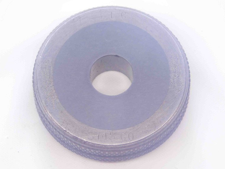 .3745 CARBIDE MASTER PLAIN BORE RING GAGE .3750 -.0005 UNDERSIZE 3/8 9.512 mm - NS1133SLW