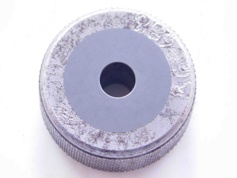 .2499 CL X CARBIDE MASTER PLAIN BORE RING GAGE .2500 -.0001 1/4 6.347 mm CHECK - NS1150SLW