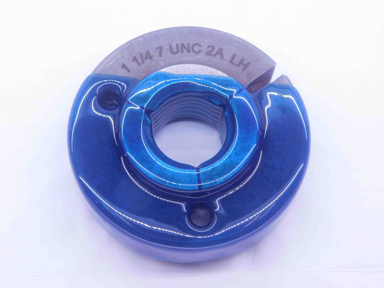1 1/4 7 UNC 2A LEFT HAND THREAD RING GAGE 1.25 1.250 GO ONLY P.D. = 1.1550 L.H. - DW36430LVR