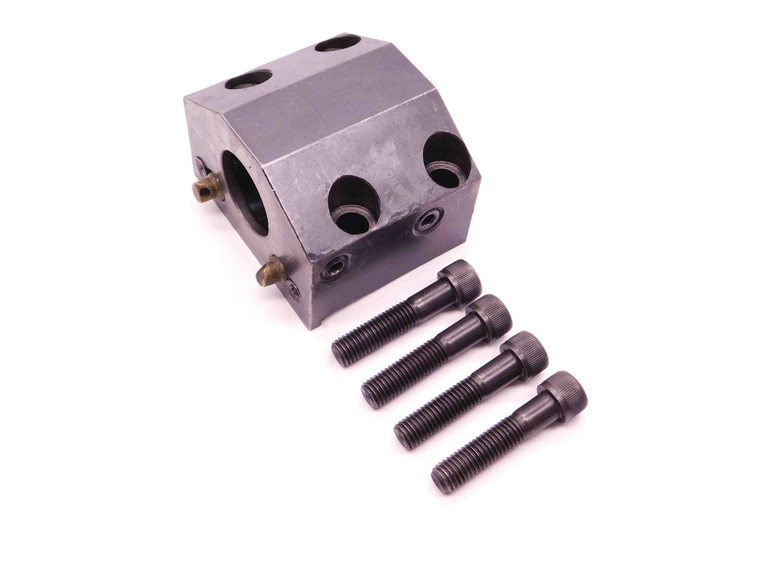 1 1/2 I.D. LATHE BORING BAR TURRET TOOL HOLDER 45mm X 80mm BOLT HOLE PATTERN - BR10119BW5