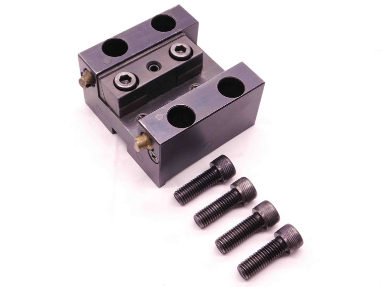 1" SLOT WIDTH LATHE TURRET TOOL HOLDER BLOCK 45mm X 80mm BOLT HOLE PATTERN 1.0 - BR10129BW5