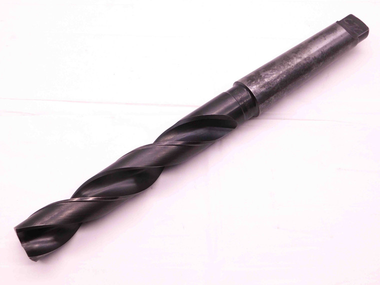 NACHI 1 1/8 O.D. HSS FLAT BOTTOM TWIST DRILL BIT MORSE TAPER #4 SHANK 1.125 MT4 - BR10144AF5