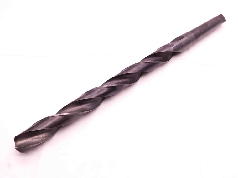 1 1/16 O.D. HSS FLAT BOTTOM TWIST DRILL BIT MORSE TAPER #3 SHANK 1.0625 MT3