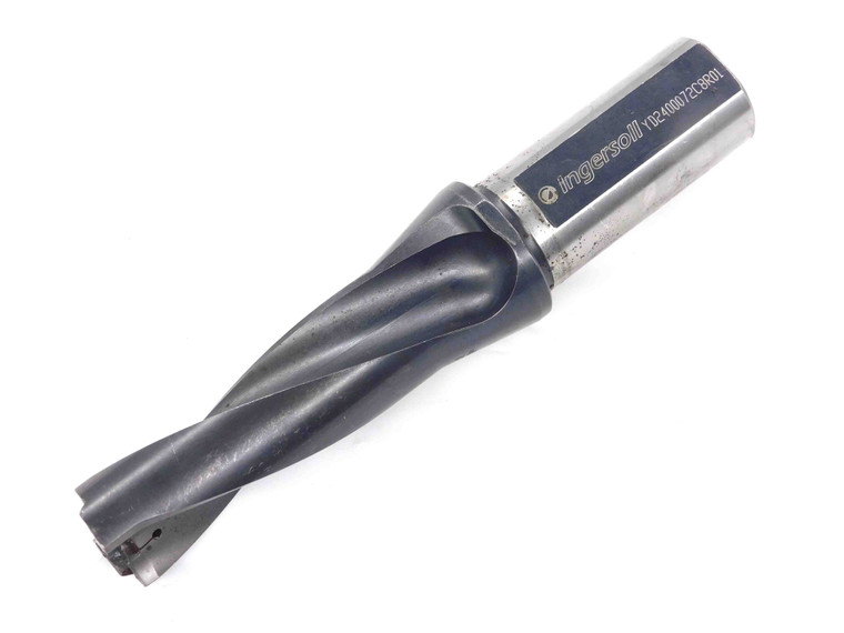 INGERSOLL 24mm O.D. REPLACEABLE TIP DRILL YD2400072C8R01 1" SHANK 2 FL TD-3xD - DM1883CE4