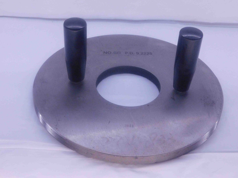 9 1/4 16 UN 2B SPECIAL THREAD PLUG GAGE 9.25 9.250 NO GO ONLY P.D. = 9.2225 - DW36660SLW
