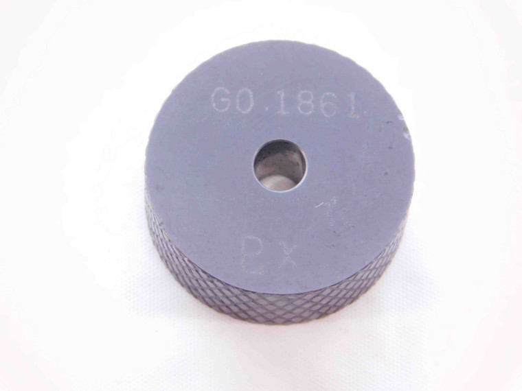 .1861 CL X CARBIDE MASTER PLAIN BORE RING GAGE .1875 -.0014 3/16 4.727 mm - NS1196SLW