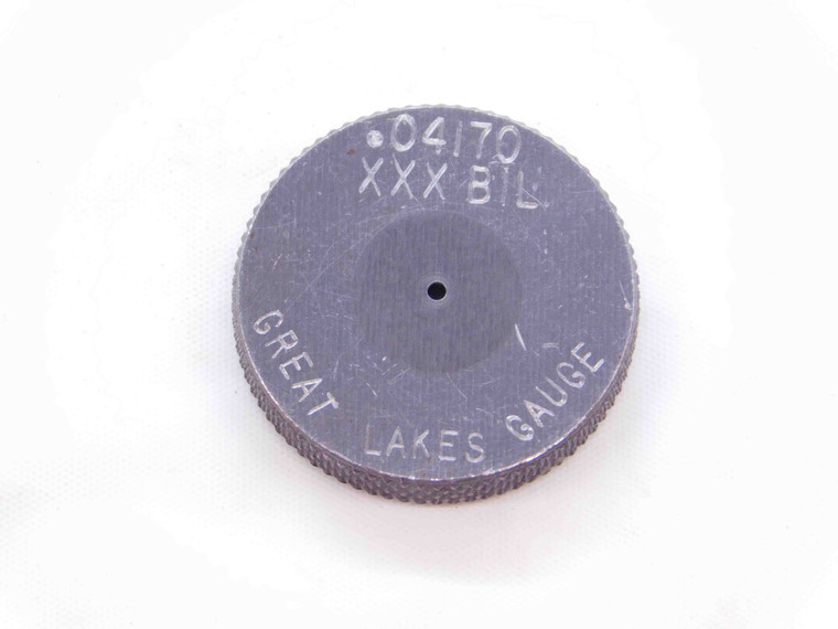 .0417 CL XXX CARBIDE MASTER PLAIN BORE RING GAGE .0313 +.0104 OVERSIZE 1/32 1 mm - NS1198SLW