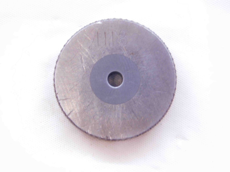 .1118 CL X CARBIDE MASTER PLAIN BORE RING GAGE .1094 +.0024 UNDERSIZE 7/64 3 mm - NS1227SLW