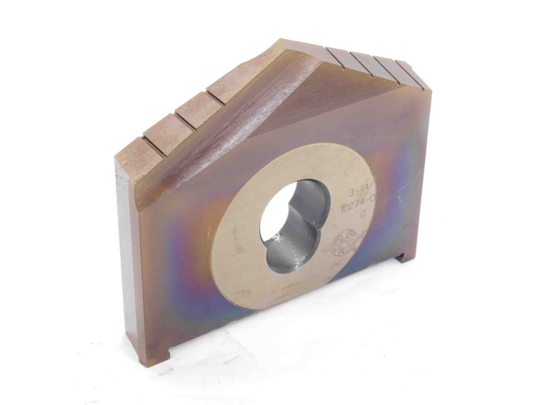 1pc AMEC 3.6875 SERIES G HSS INSERT 10274-0322 130 DEG INDEXABLE CPM-M4 3 11/16 - DM1998BU5