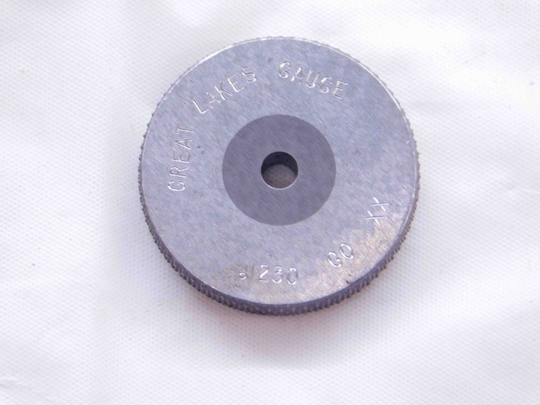 .1230 CL XX CARBIDE MASTER PLAIN BORE RING GAGE .1250 -.0020 1/8 3 mm .123 - NS1272SLW