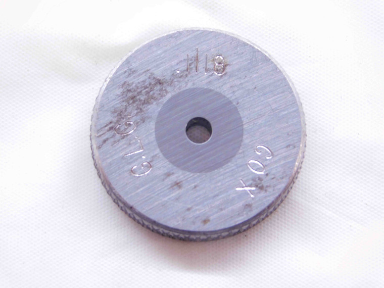 .1118 CL X CARBIDE MASTER PLAIN BORE RING GAGE .1094 +.0024 UNDERSIZE 7/64 3 mm - NS1276SLW