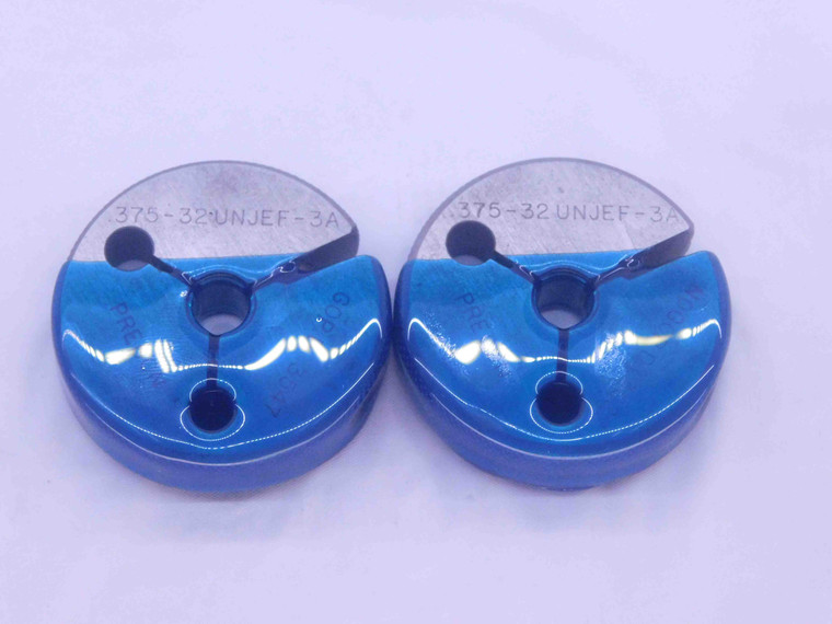 3/8 32 UNJEF 3A THREAD RING GAGES .375 .3750 GO NO GO P.D.'S = .3547 & .3522 - DW36695BS5