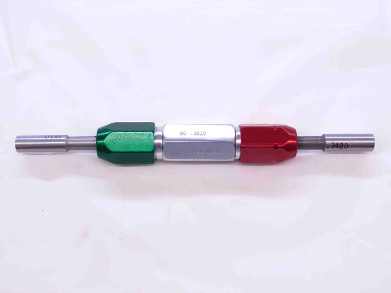 .3210 & .3420 PIN PLUG GAGE GO NO GO .3438 -.0018 UNDERSIZE 11/32 8 mm .321 .342 - NS1336SLW