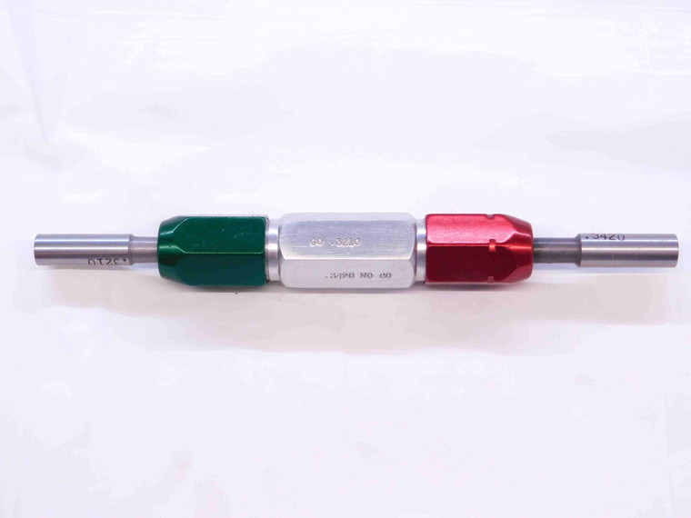 .3210 & .3420 PIN PLUG GAGE GO NO GO .3438 -.0018 UNDERSIZE 11/32 8 mm .321 .342 - NS1343SLW