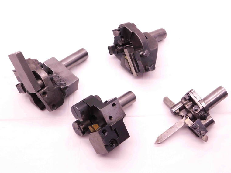 4pc LOT OF BROWN & SHARPE RIGHT AND LEFT ADJUSTABLE TOOL HOLDERS 3/4 SHANKS - BR10240CT4