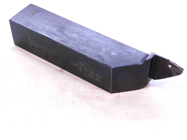 ISCAR SGFFR 25-60-2 LATHE TURNING TOOL HOLDER 1" SQUARE SHANK 5" OAL GROOVING - NS1425BU5