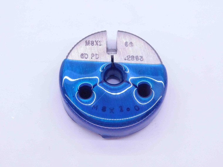 M8 X 1 6g METRIC THREAD RING GAGE 8 1.0 GO ONLY P.D. = .2883 INSPECTION CHECK - DW36801CL5