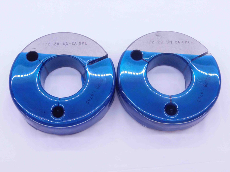 1 1/2 28 UN 2A SPECIAL THREAD RING GAGES 1.5 GO NO GO P.D.'S = 1.4745 & 1.4703 - DW36821CL5