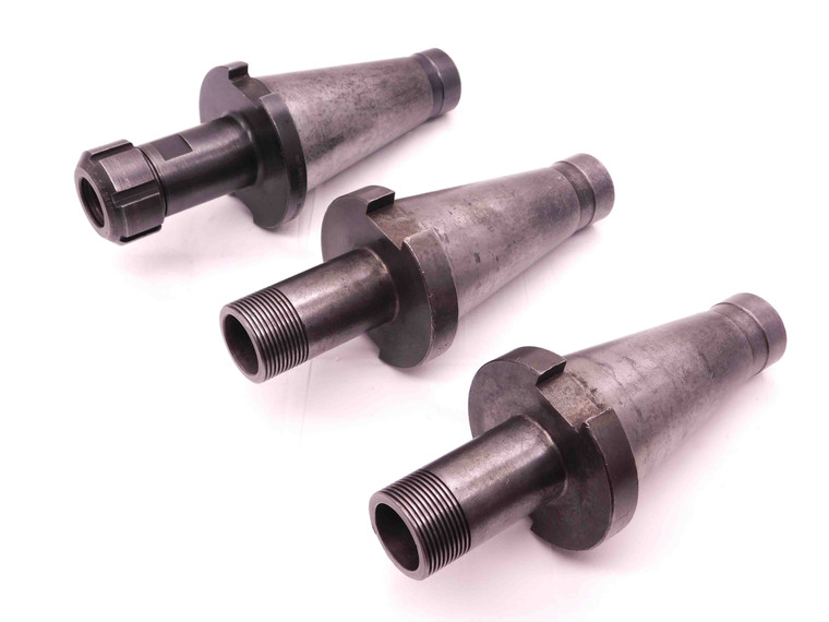 3pc LOT OF NMTB50 ACURA-FLEX COLLET CHUCK TOOL HOLDERS 4" PROJECTIONS 