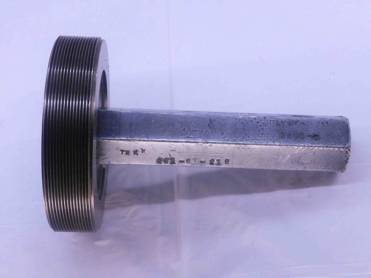 4 1/2 16 UN 3B THREAD PLUG GAGE 4.5 4.50 GO ONLY P.D. = 4.4594 3B OR 2B CHECK - DW36888SLW