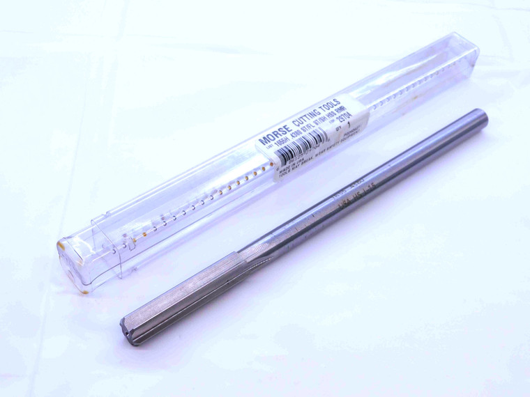 NEW MORSE 0.438 OD HSS REAMER 6 FL .438 .4380 7/16 .4375 +.0005 OVERSIZE 11 mm - NS1559BB5