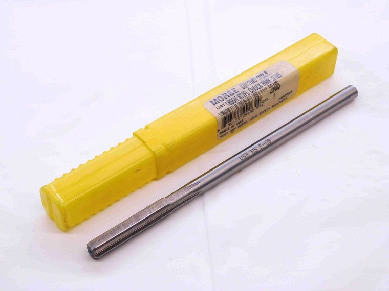 NEW MORSE 0.3185 OD HSS REAMER 6 FL .3185 5/16 .3125 +.0060 OVERSIZE 8 mm USA - NS1572BB5