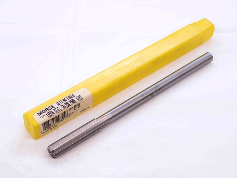 NEW MORSE 0.438 OD HSS REAMER 6 FL .438 .4380 7/16 .4375 +.0005 OVERSIZE 11 mm - NS1573BB5