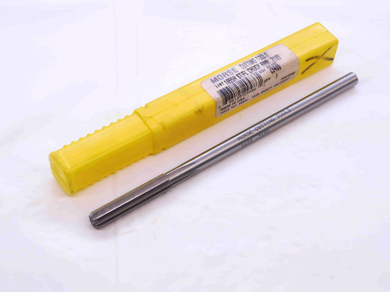 NEW MORSE 0.319 OD HSS REAMER 6 FL .319 .3190 5/16 .3125 +.0065 OVERSIZE 8 mm - NS1575BB5