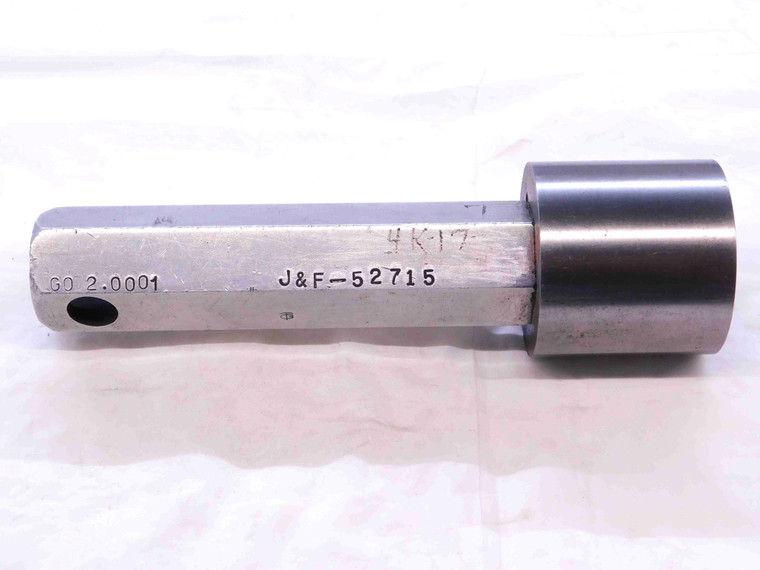 2.0001 PIN PLUG GAGE 2.0000 +.0001 OVERSIZE 2.0 51 mm J & F 52715 INSPECTION - NS1668CG4