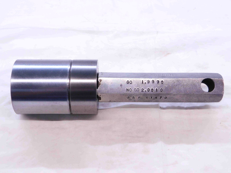 1.9990 & 2.0010 PROGRESSIVE PIN PLUG GAGE GO NO GO 2.0000 2.0 51 mm 1.999 2.001 - NS1685CG4