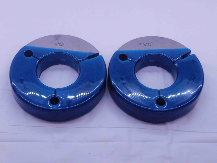 2 1/8 20 UN 3A THREAD RING GAGES 2.125 2.1250 GO NO GO P.D.'S = 2.0925 & 2.0888 - DW36999CL5