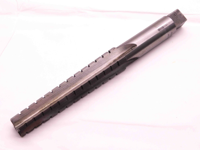 MORSE MT2 O.D. HSS ROUGHING MORSE TAPER REAMER 4 FLUTE .5696 - .7441 USA MADE - BR10430CG4