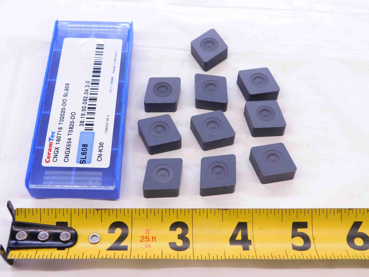 10pcs NEW CERAMTEC CNGX 160716 T0820-DO SL608 CERAMIC INSERTS CNGX554 554 - DCT-NS1794