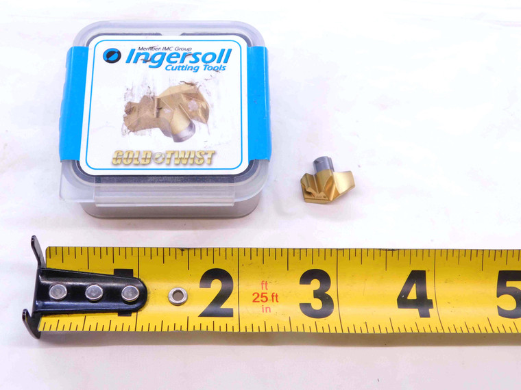 1pc NEW INGERSOLL TPA1470R01 IN2505 TiN CARBIDE DRILL TIP INSERT .579" DIA - DCT-NS1797