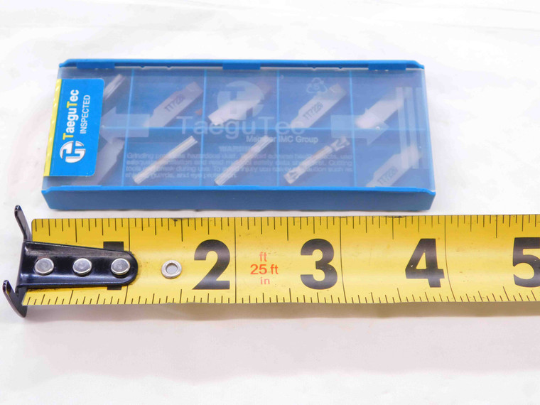 10pcs NEW TAEGU TEC TDJ 3 TT7220 CARBIDE GROOVING CUTOFF INSERTS INDEXABLE - DCT-NS1813