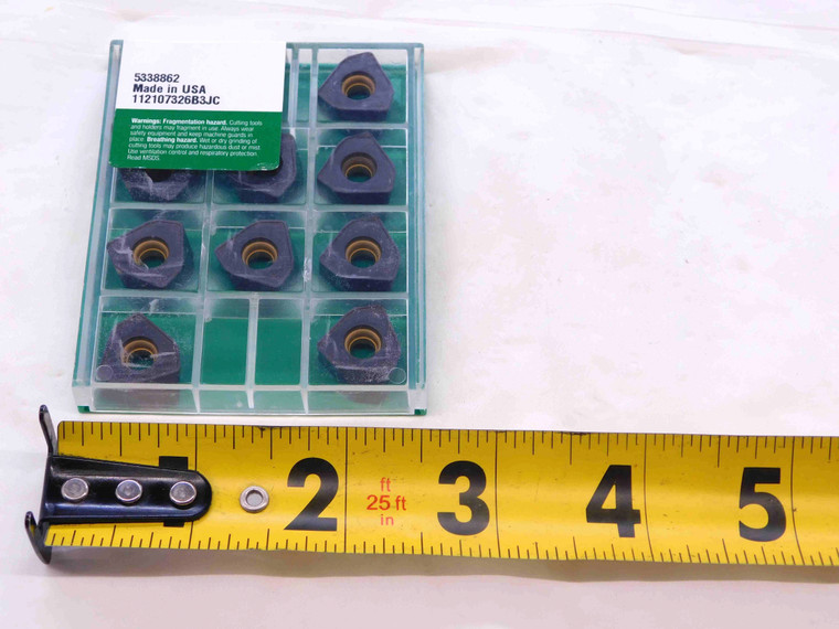 10pcs NEW WIDIA WOEJ120712SRMH WP35CM TiN COATED CARBIDE INSERTS MADE IN USA - DCT-NS1849