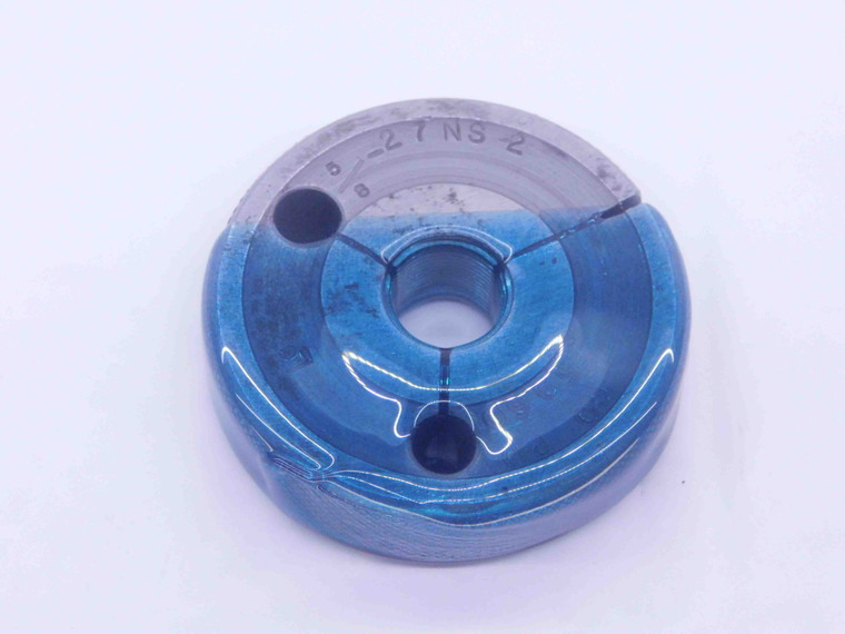 5/8 27 NS 2 SPECIAL THREAD RING GAGE .625 .6250 GO ONLY P.D. = .5960 INSPECTION - DW37103CT4