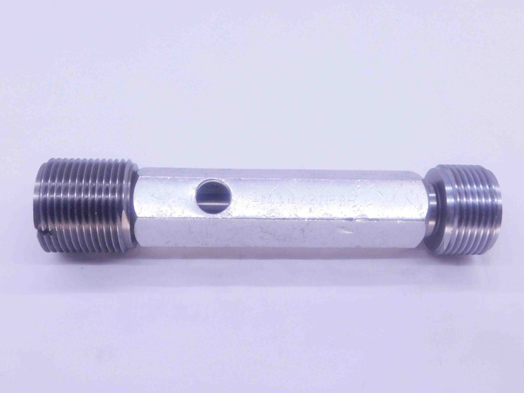 1" 11 1/2 NPSH PIPE THREAD PLUG GAGE 1.0 1.00 GO NO GO P.D.'S = 1.2486 & 1.2571 - DW37114CT4