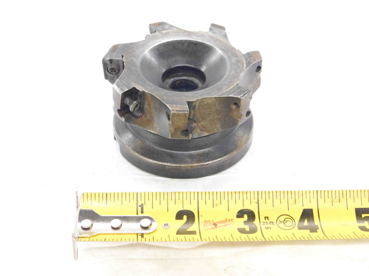 ISCAR 3" O.D. FACE MILL ?HM90 F90A D3.00-7-1.00 1" PILOT 7 POCKETS ADKT 1505 3.0 - DM2575CE4