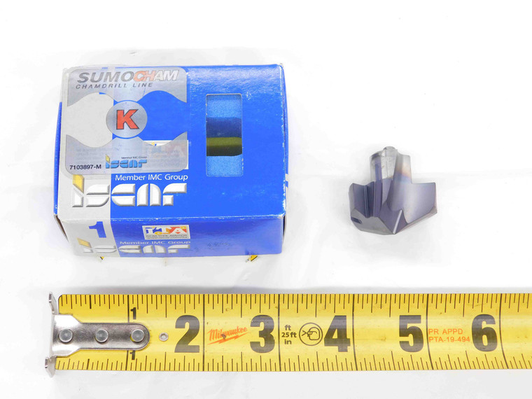 1pc NEW ISCAR ICK 1250 ICK 3175 IC908 TiAlN CARBIDE DRILL TIP INSERT 1.25" O.D. - DCT-DM2604