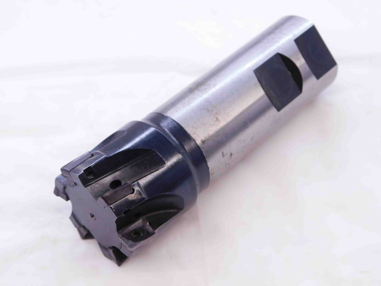 ISCAR 1 1/2 DIA. INDEXABLE END MILL HM90 E90A D1.50-6-W1.25-C 1 1/4 SHANK 6 FL - NS1905CE4