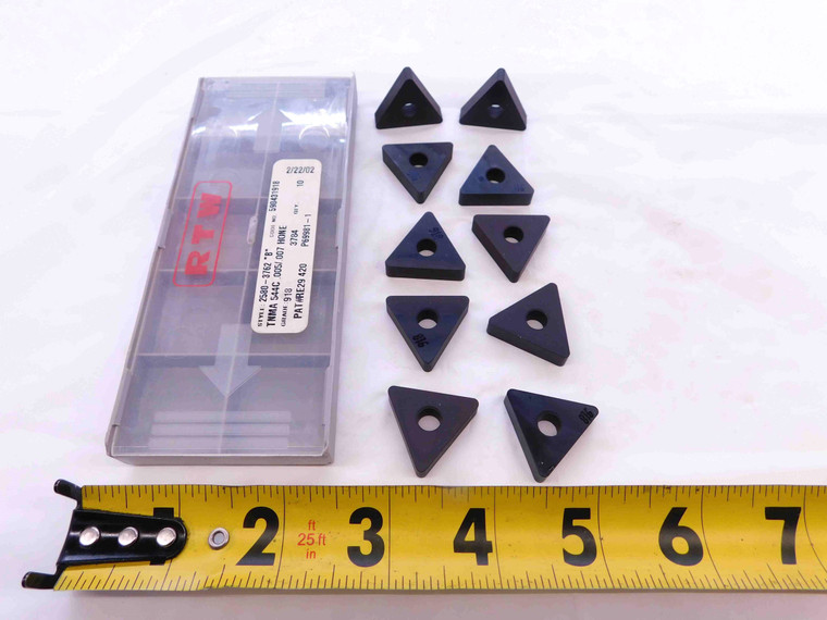 10pcs RTW TNMA 544C .005/.007 HONE 918 CARBIDE INSERTS 2580-3762 B - DCT-NS1918