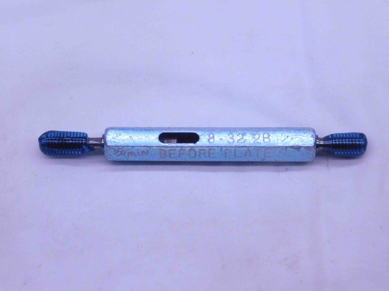 8 32 UNC 2B BEFORE PLATE THREAD PLUG GAGE #8 .164 GO NO GO PD'S = .1457 & .1495 - DW37165CT4