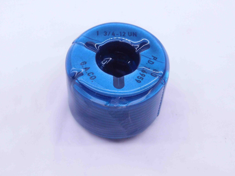 1 3/4 12 UN THREAD PLUG GAGE 1.75 1.750 1.7500 GO ONLY P.D. = 1.6959 2B OR 3B - DW37177LVR