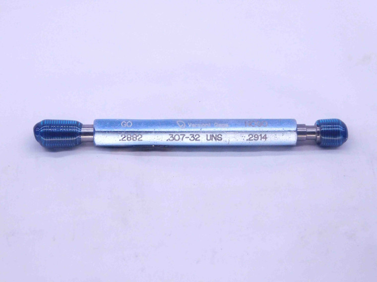 .307 32 UNS VERMONT THREAD PLUG GAGE .3070 GO NO GO P.D.'S = .2882 & .2914 CHECK - DW37201CT4