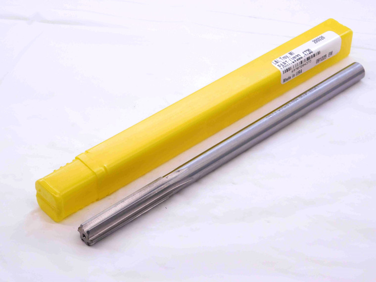 NEW 0.473 OD HSS REAMER 6 FL .473 .4730 15/32 .4688 +.0042 OVERSIZE 12 mm USA - NS2257LAI